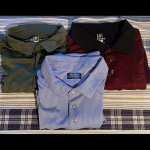 3XL x 3 Polo shirts
